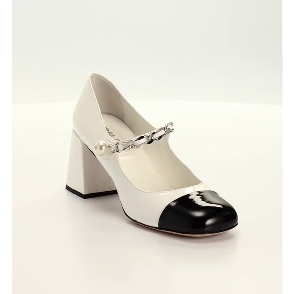 Miu Miu Mary Jane leather pumps size 40.5 - Beautiful almost new - Picture 6 of 10